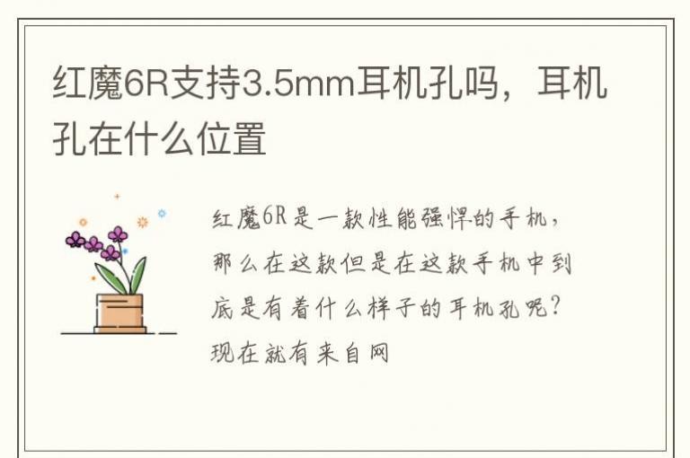 ��ħ6R֧��3.5mm�������𣬶�������ʲôλ��