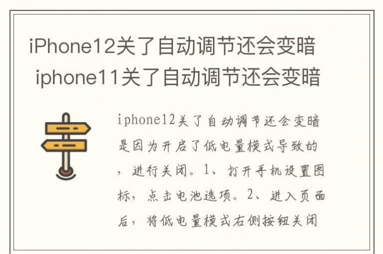 iPhone12�����Զ����ڻ���䰵 iphone11�����Զ����ڻ���䰵